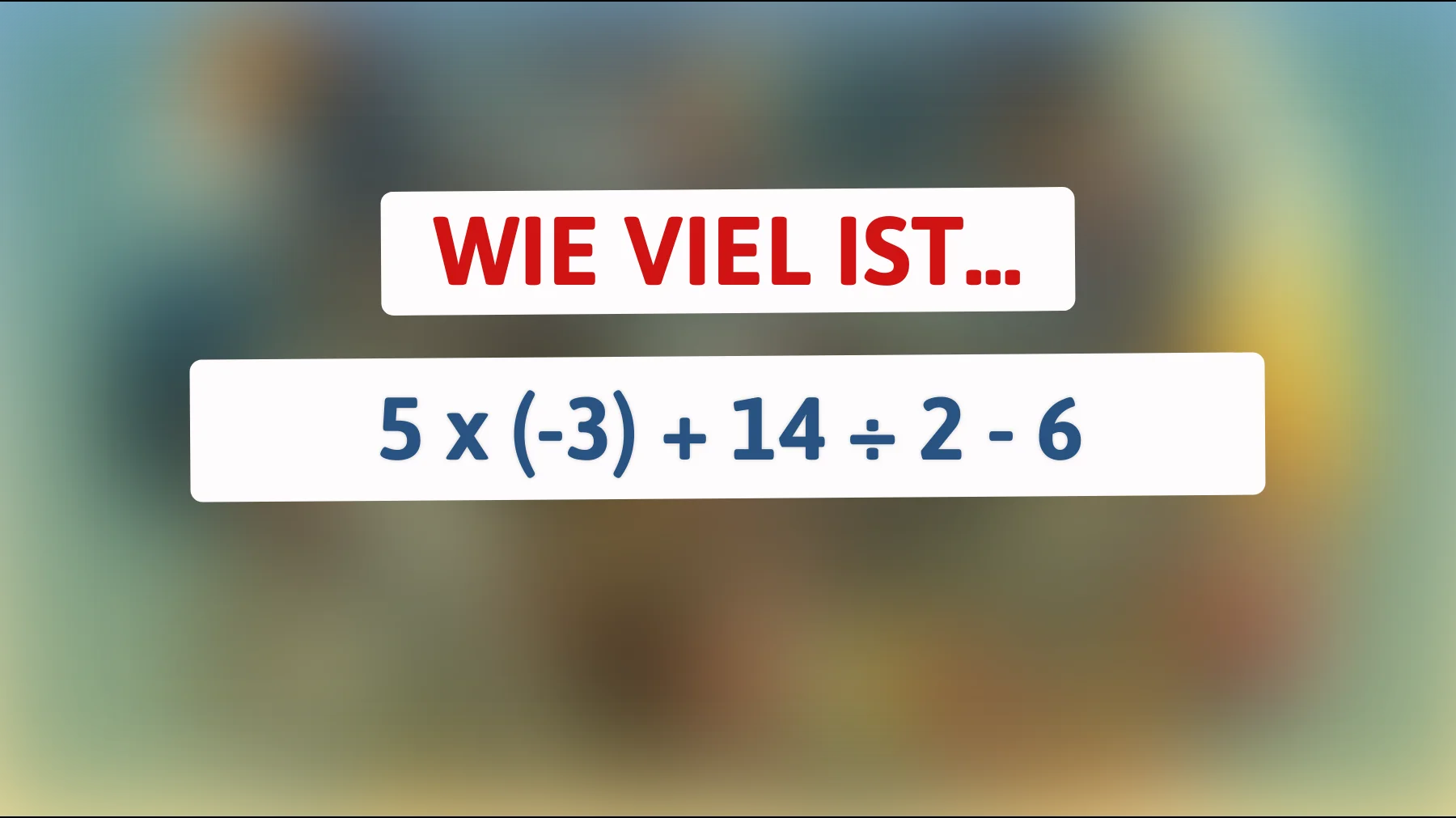 Bist du schlau genug, dieses mathematische Rätsel zu knacken? Entdecke die Antwort!"