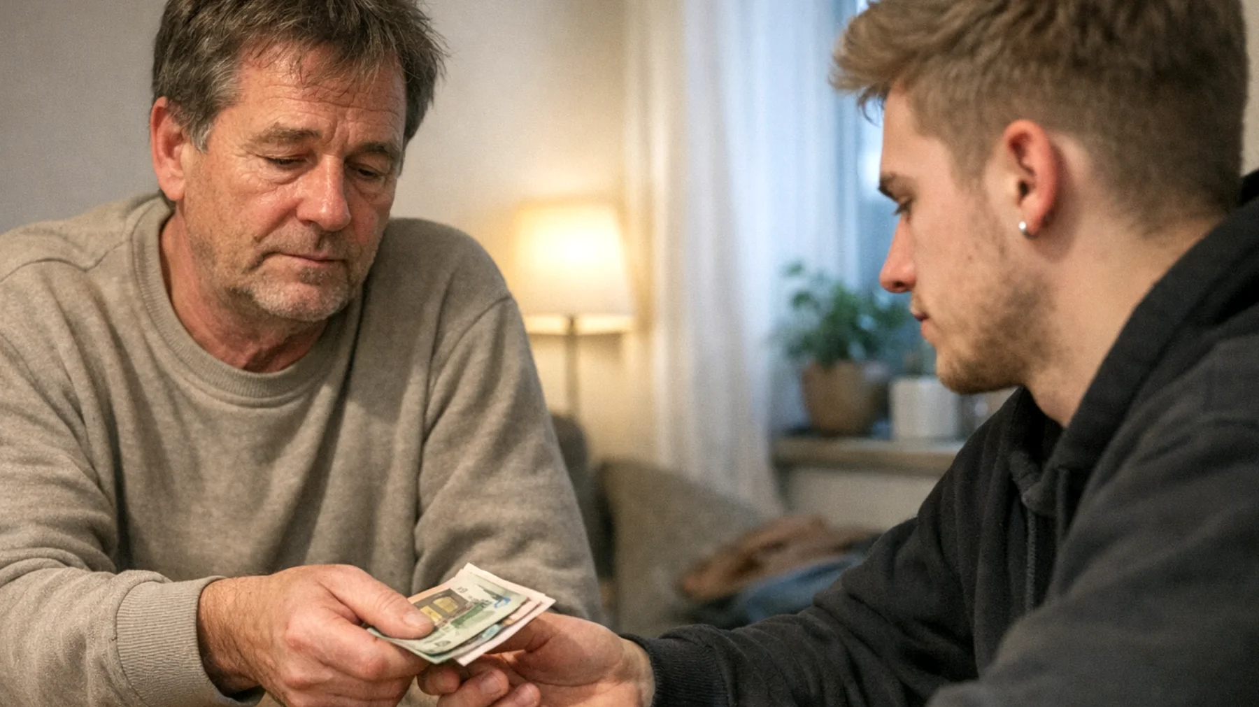 Die Eltern haben große Schwierigkeiten, ihren jungen Erwachsenen gegenüber 'Nein' zu sagen. Obwohl die Kinder bereits volljährig sind, geben die Eltern weiterhin nach, um Konflikte zu vermeiden oder die Beziehung nicht zu gefährden. Dies führt dazu, dass klare Grenzen fehlen und die jungen Erwachsenen keine angemessene Eigenverantwortung entwickeln."