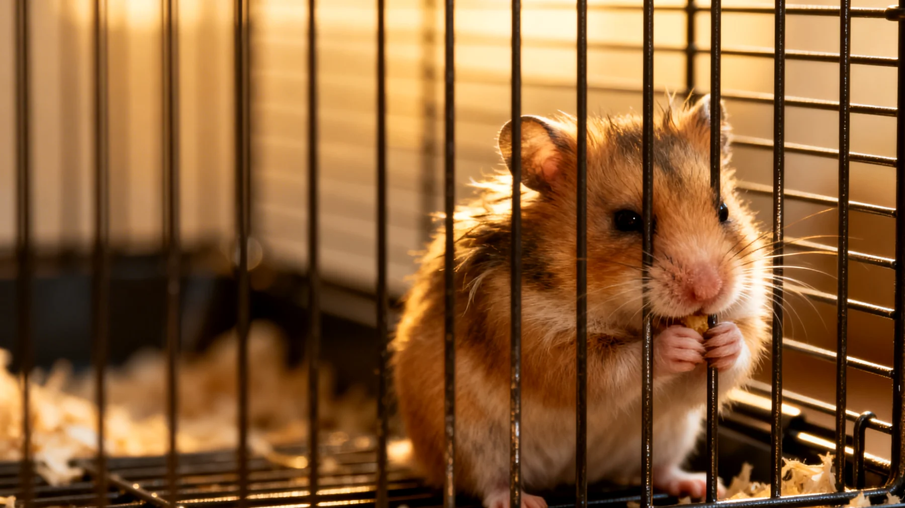 Hamster benötigen ausreichend geistige und körperliche Stimulation durch abwechslungsreiche Spielideen und Beschäftigungsmöglichkeiten, um Langeweile, Stress und Verhaltensstörungen wie Gitternagen zu vermeiden"