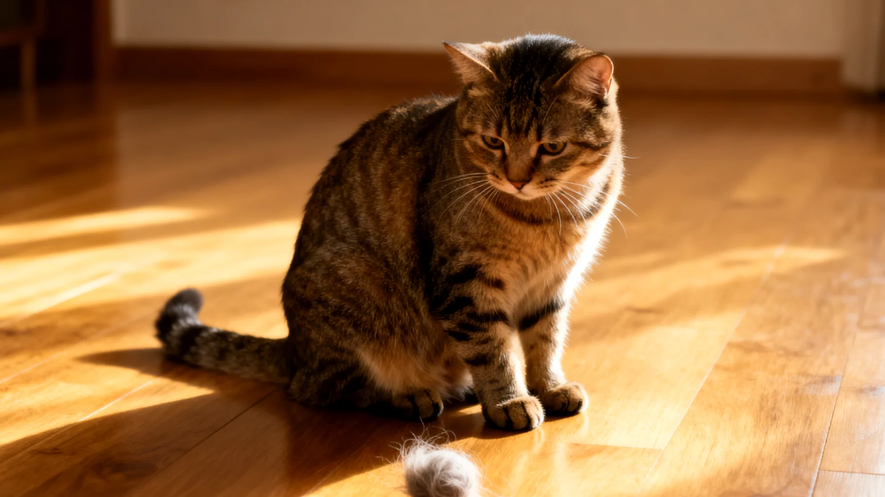 Katzen neigen dazu, Haarballen zu bilden, die Verdauungsprobleme und Erbrechen verursachen können, insbesondere bei erwachsenen Katzen mit regelmäßiger Fellpflege"