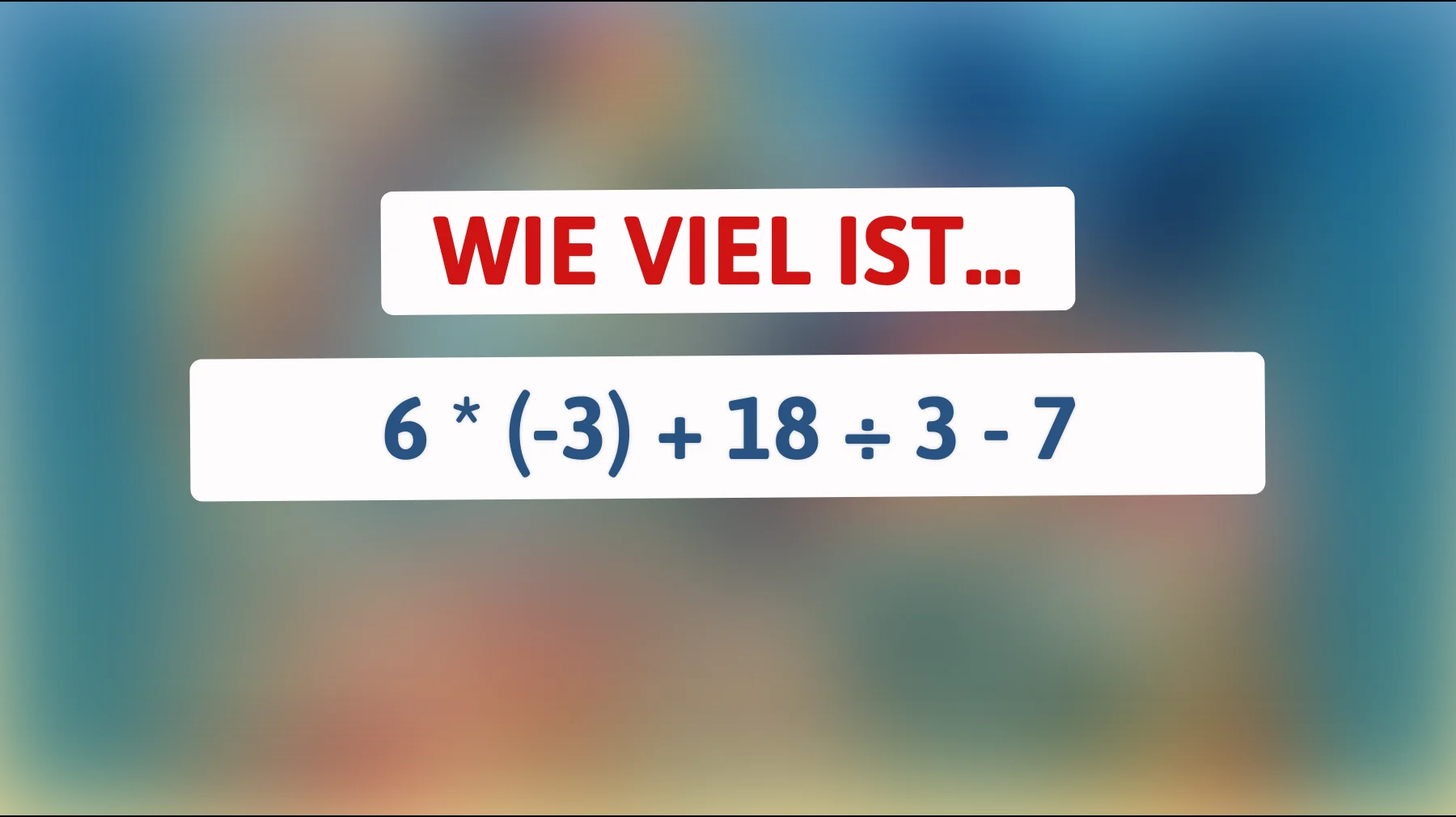 Nur 1 von 100 Menschen kann dieses Mathe-Rätsel in Sekunden lösen – bist du einer von ihnen?"