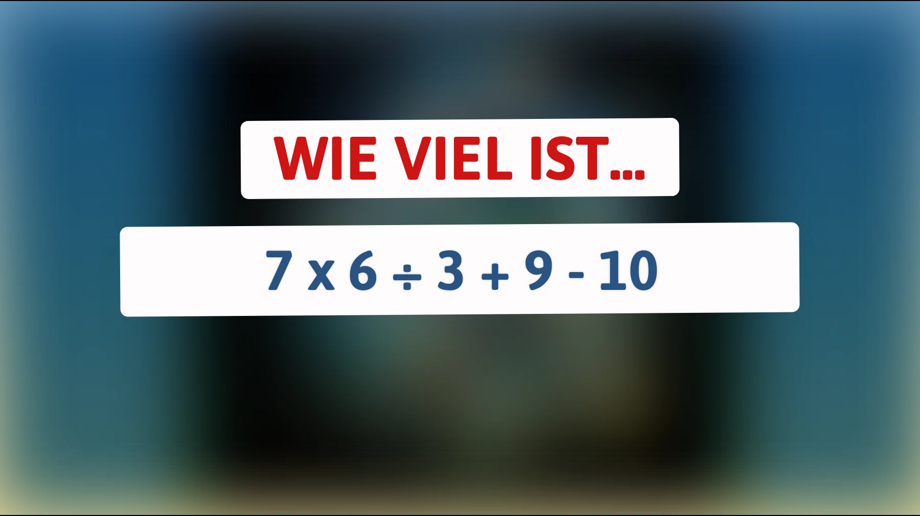 Nur 1% der Menschen können diese Mathe-Herausforderung lösen: Bist du einer von ihnen?"