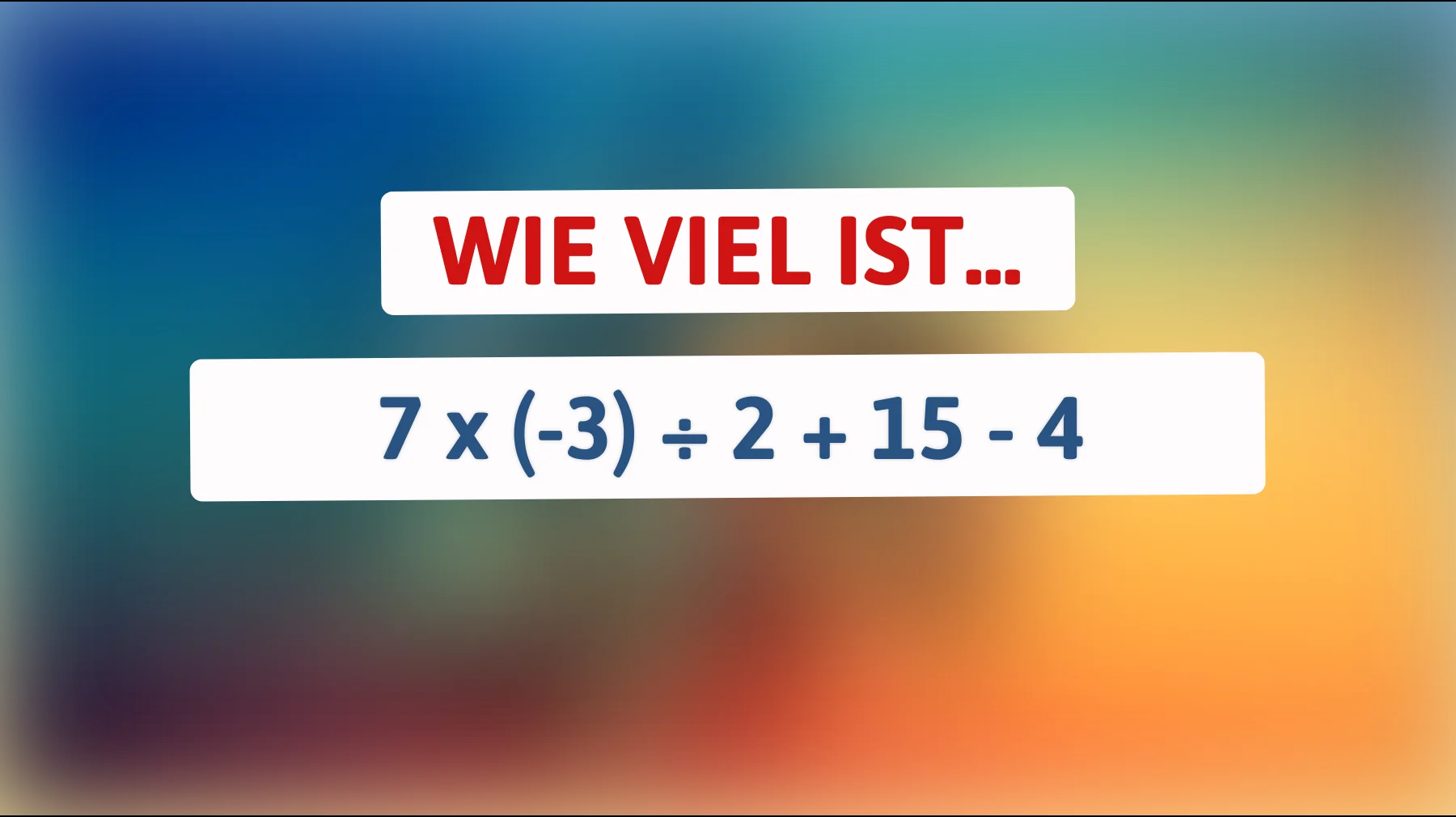 Nur die klügsten Köpfe können diese mathematische Herausforderung meistern – traust du dich?"