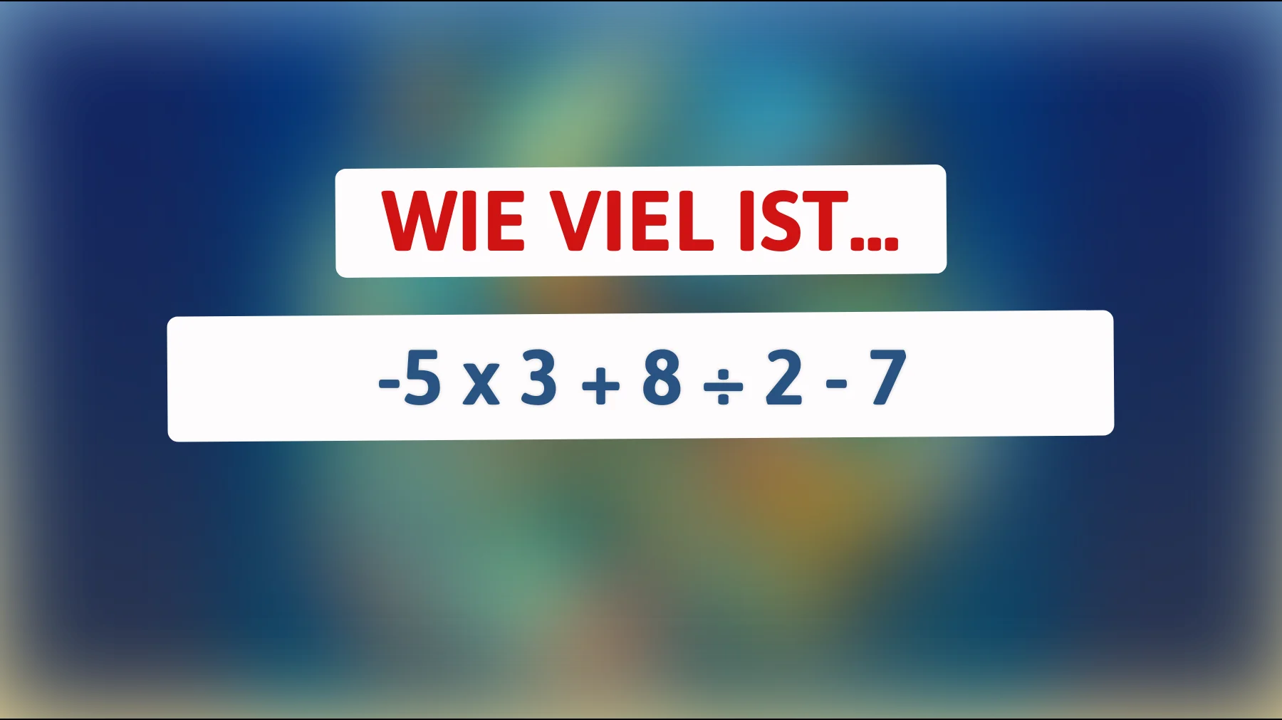 Nur die klügsten Köpfe können dieses mathematische Rätsel sofort lösen!"