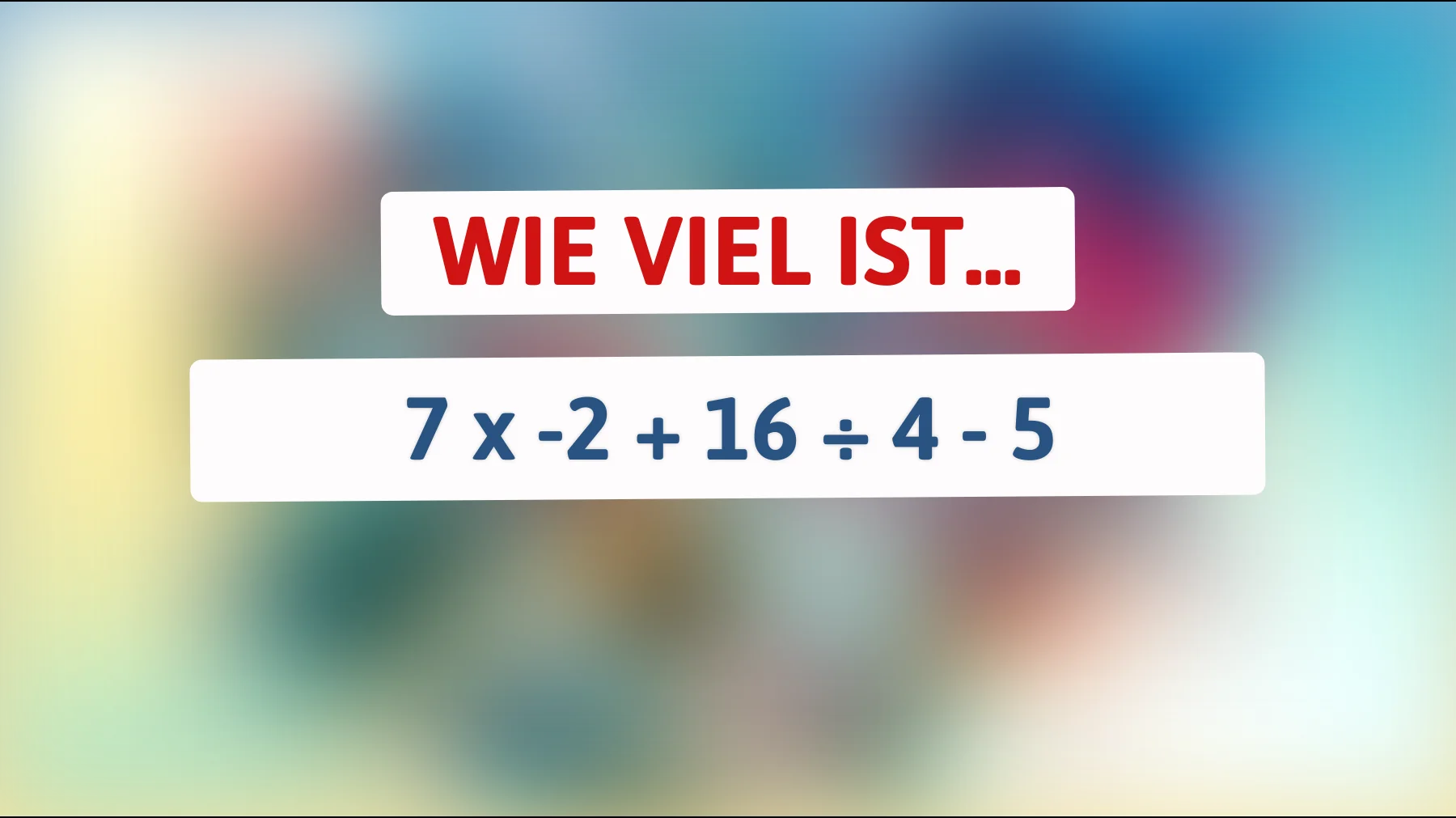 Teste deinen Verstand: Nur die schlausten Denker können diese mathematische Herausforderung mit Leichtigkeit lösen!"
