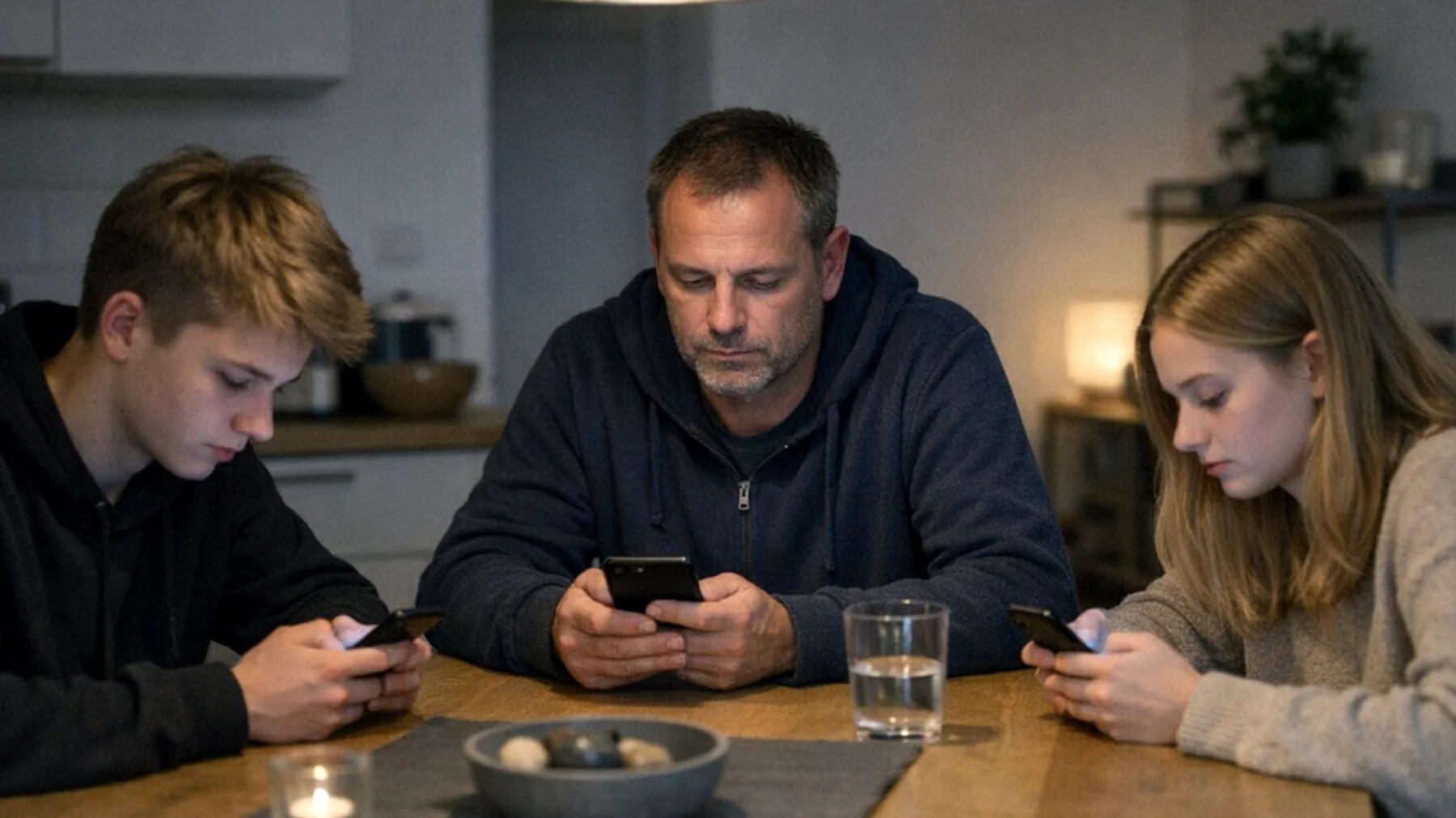 Der Vater bemerkt, dass seine Teenager-Kinder kaum über ihre Gefühle, Sorgen oder inneren Erlebnisse sprechen. Gespräche bleiben oberflächlich und beschränken sich auf alltägliche Themen wie Schule oder Termine. Wenn er versucht, eine tiefere emotionale Verbindung herzustellen, weichen die Jugendlichen aus, antworten einsilbig oder ziehen sich zurück. Der Vater fühlt sich emotional ausgeschlossen und weiß nicht, wie er eine echte, vertrauensvolle Verbindung zu seinen Kindern aufbauen kann."